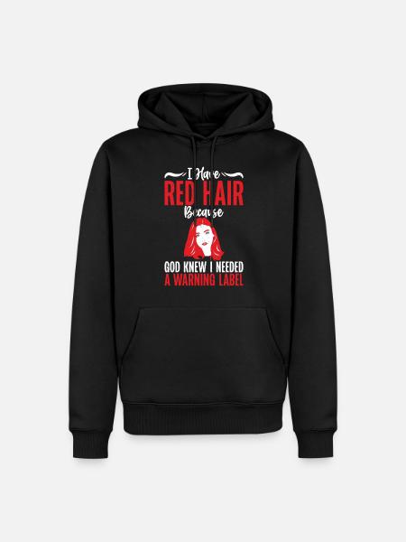 Redhead Gifts - Men’s Premium Organic Hoodie - black