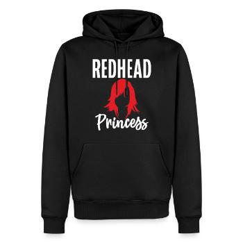 Redhead Gifts - Männer Premium Bio Hoodie - Schwarz - Vorne - Nico (187cm)