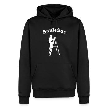 Construction Manager Head of Pun Building House Construction Construction Site - Men’s Premium Organic Hoodie - black - Front - Nico (187cm)