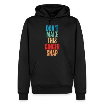 Redhead Gifts - Männer Premium Bio Hoodie - Schwarz - Vorne - Nico (187cm)