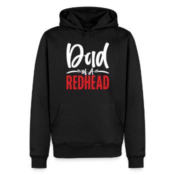 Redhead Gifts - Männer Premium Bio Hoodie - Schwarz - Vorne - Nico (187cm)