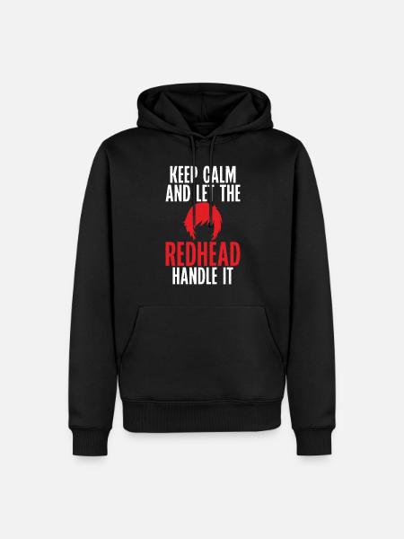 Redhead Gifts - Männer Premium Bio Hoodie - Schwarz
