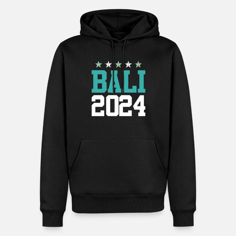 Circuits à Bali 2024 - Sweat à capuche Premium bio Homme - noir