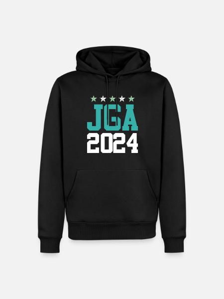 Jga 2024 Junggesellenabschied - Männer Premium Bio Hoodie - Schwarz