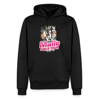 Malle Girls Tour Unicorn Holiday Mallorca - Men’s Premium Organic Hoodie - black - Front - Nico (187cm)