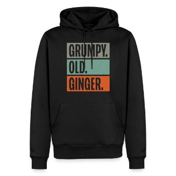 Redhead Gifts - Männer Premium Bio Hoodie - Schwarz - Vorne - Nico (187cm)