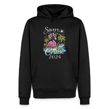 Sisters Cruise 2024 - Men’s Premium Organic Hoodie - black - Front - Nico (187cm)