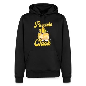 Pancake Lover Kids Chicken Girl - Männer Premium Bio Hoodie - Schwarz - Vorne - Nico (187cm)