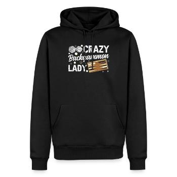 Brettspiel Lustiges Backgammon - Männer Premium Bio Hoodie - Schwarz - Vorne - Nico (187cm)
