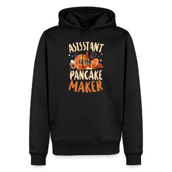 Pancake Lover Kids Assistant To - Männer Premium Bio Hoodie - Schwarz - Vorne - Nico (187cm)