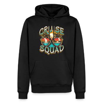 Cruise Squad - Männer Premium Bio Hoodie - Schwarz - Vorne - Nico (187cm)