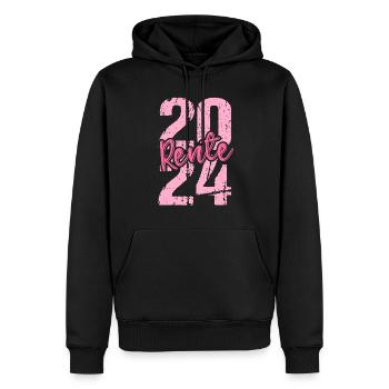Retirement Pension Pensioner Pensioner Pension 2024 - Men’s Premium Organic Hoodie - black - Front - Nico (187cm)