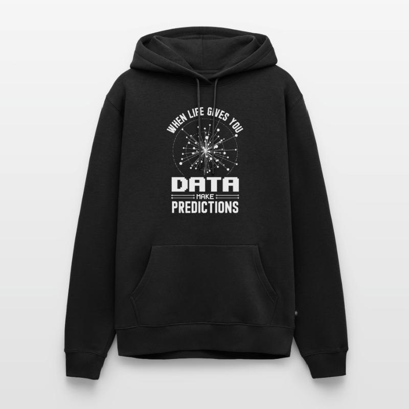 Machine Learning Algorithmen KI Datenanalyst Männer Premium Bio Hoodie