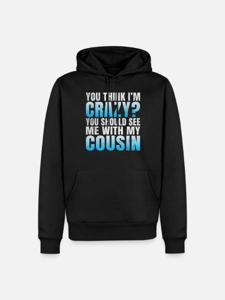 Cousin Gifts - Men’s Premium Organic Hoodie - black