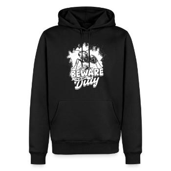 Ameisenzucht Ameisen Beware I'm On Ant Duty - Männer Premium Bio Hoodie - Schwarz - Vorne - Nico (187cm)