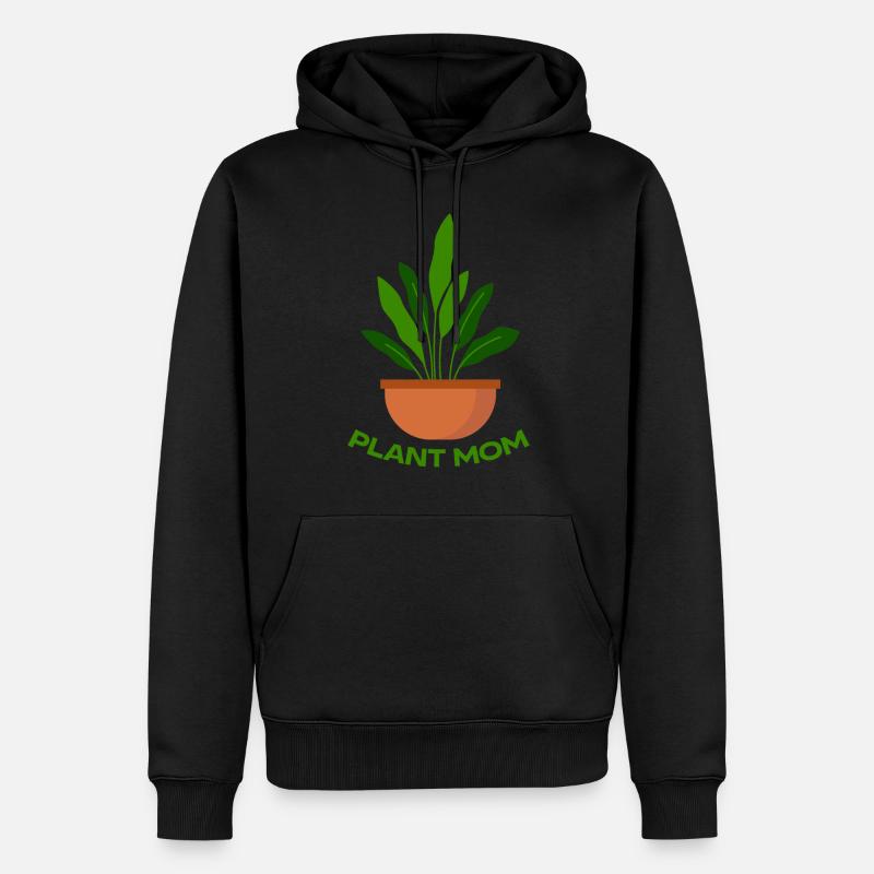 Pflanzenmutter Mutter Gartenpflanzen Blume - Männer Premium Bio Hoodie - Schwarz