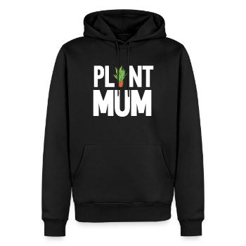 Plante Mère Mère Jardin Plantes Fleur - Sweat à capuche Premium bio Homme - noir - Devant - Nico (187cm)