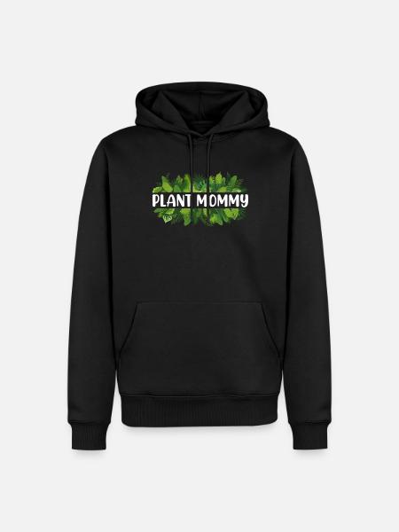 Plant Mother Mother Garden Plants Flower - Men’s Premium Organic Hoodie - black