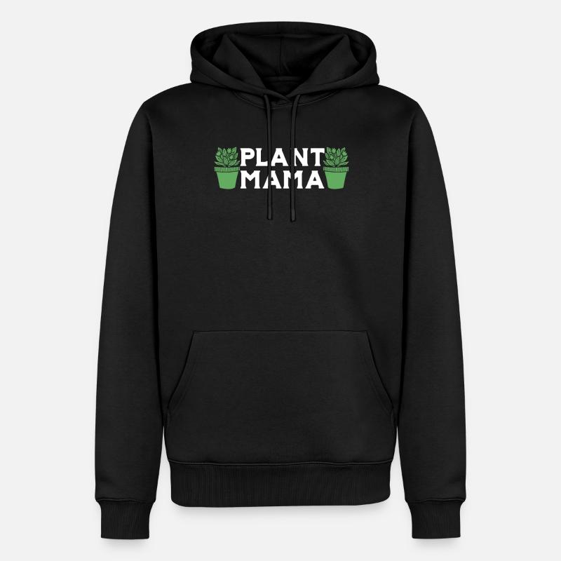 Pflanzenmutter Mutter Gartenpflanzen Blume - Männer Premium Bio Hoodie - Schwarz
