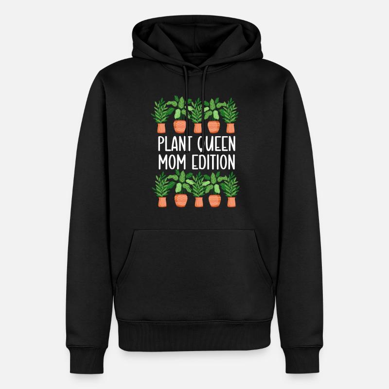 Pflanzenmutter Mutter Gartenpflanzen Blume - Männer Premium Bio Hoodie - Schwarz