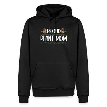Plante Mère Mère Jardin Plantes Fleur - Sweat à capuche Premium bio Homme - noir - Devant - Nico (187cm)