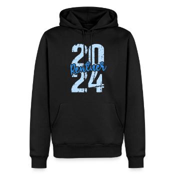 Retirement Pension Pensioner Pensioner Pension 2024 - Men’s Premium Organic Hoodie - black - Front - Nico (187cm)