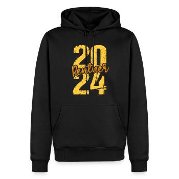 Retirement Pension Pensioner Pensioner Pension 2024 - Men’s Premium Organic Hoodie - black - Front - Nico (187cm)