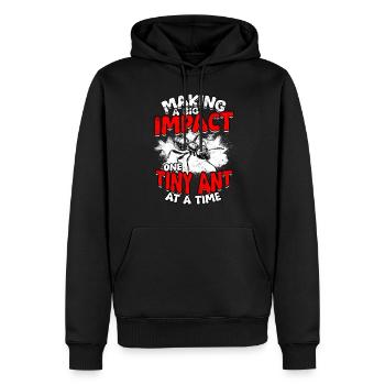 Ameisenzucht Ameisenzüchter Ameisen - Männer Premium Bio Hoodie - Schwarz - Vorne - Nico (187cm)
