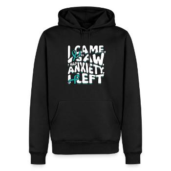 Anxiety disorder Anxiety disorders - Men’s Premium Organic Hoodie - black - Front - Nico (187cm)