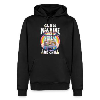 Greifautomat Machine à griffes et refroidir - Sweat à capuche Premium bio Homme - noir - Devant - Nico (187cm)