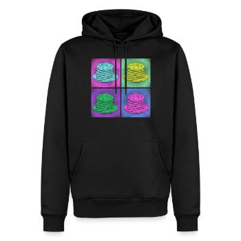 Pancake Lover Kids Retro Vintage - Männer Premium Bio Hoodie - Schwarz - Vorne - Nico (187cm)