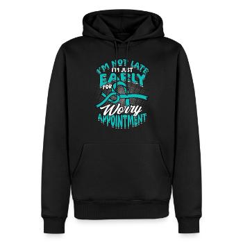 Anxiety disorder Anxiety disorders - Men’s Premium Organic Hoodie - black - Front - Nico (187cm)