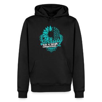 Anxiety disorder - Men’s Premium Organic Hoodie - black - Front - Nico (187cm)