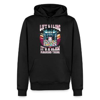 Greifautomat Lift & Bling Claw Machine Chose - Sweat à capuche Premium bio Homme - noir - Devant - Nico (187cm)