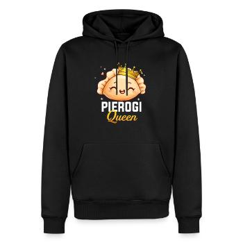 Pierogi princess Polish Pierogi - Männer Premium Bio Hoodie - Schwarz - Vorne - Nico (187cm)
