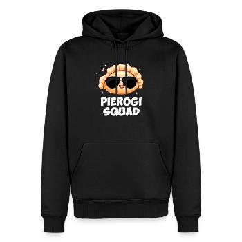 Pierogi squad Polish Pierogi - Männer Premium Bio Hoodie - Schwarz - Vorne - Nico (187cm)