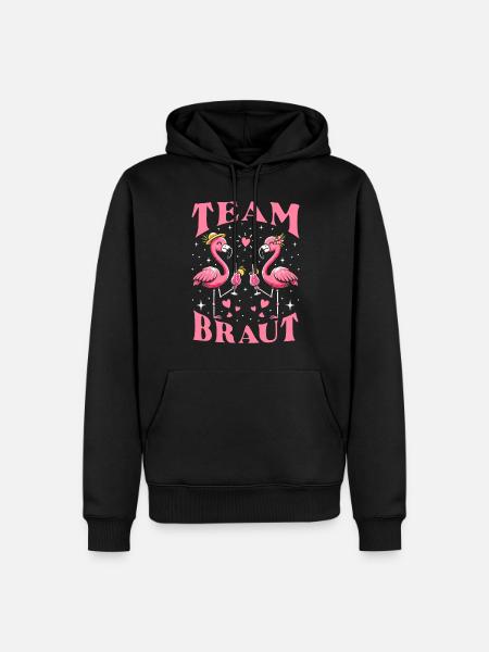 Mariée d’équipe - Sweat à capuche Premium bio Homme - noir