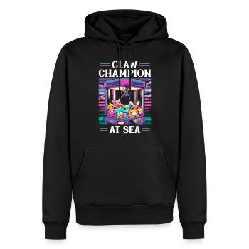 Pince automatique Kraller Grapple Claw Champion At Sea - Sweat à capuche Premium bio Homme - noir - Devant - Nico (187cm)