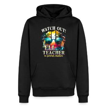Englischlehrer Englischlehrerin - Männer Premium Bio Hoodie - Schwarz - Vorne - Nico (187cm)