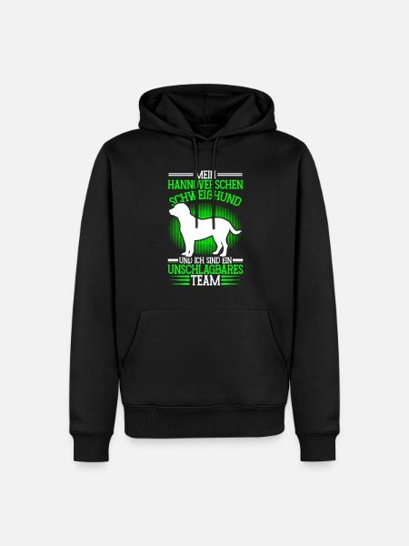Hanoverian Sweathound is unbeatable - Men’s Premium Organic Hoodie - black