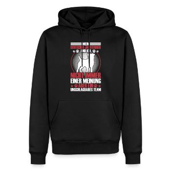 Jagdterrier ist unschlagbar Deutscher Jagdterrier - Männer Premium Bio Hoodie - Schwarz - Vorne - Nico (187cm)