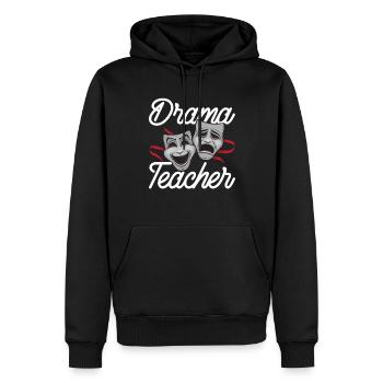Schauspiellehrer Schauspielerei Theaterunterricht - Männer Premium Bio Hoodie - Schwarz - Vorne - Nico (187cm)