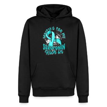 Anxiety disorder Anxiety disorders - Men’s Premium Organic Hoodie - black - Front - Nico (187cm)