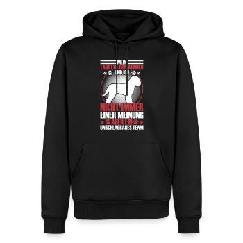 Lagotto Romagnolo ist unschlagbar Wasserhund - Männer Premium Bio Hoodie - Schwarz - Vorne - Nico (187cm)