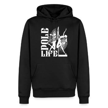 Pole Dance Pole Dance Life - Men’s Premium Organic Hoodie - black - Front - Nico (187cm)