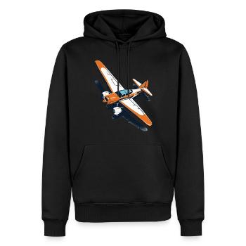 Maquette D’avion Pilote Avion Avion Hobby Design - Sweat à capuche Premium bio Homme - noir - Devant - Nico (187cm)