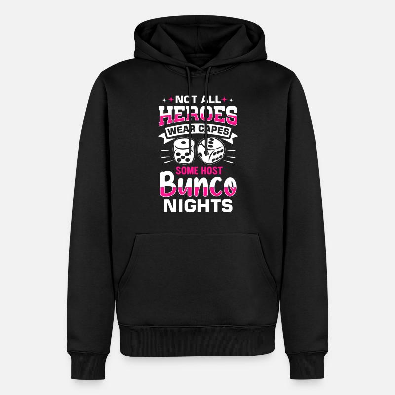 Bunco - Männer Premium Bio Hoodie - Schwarz