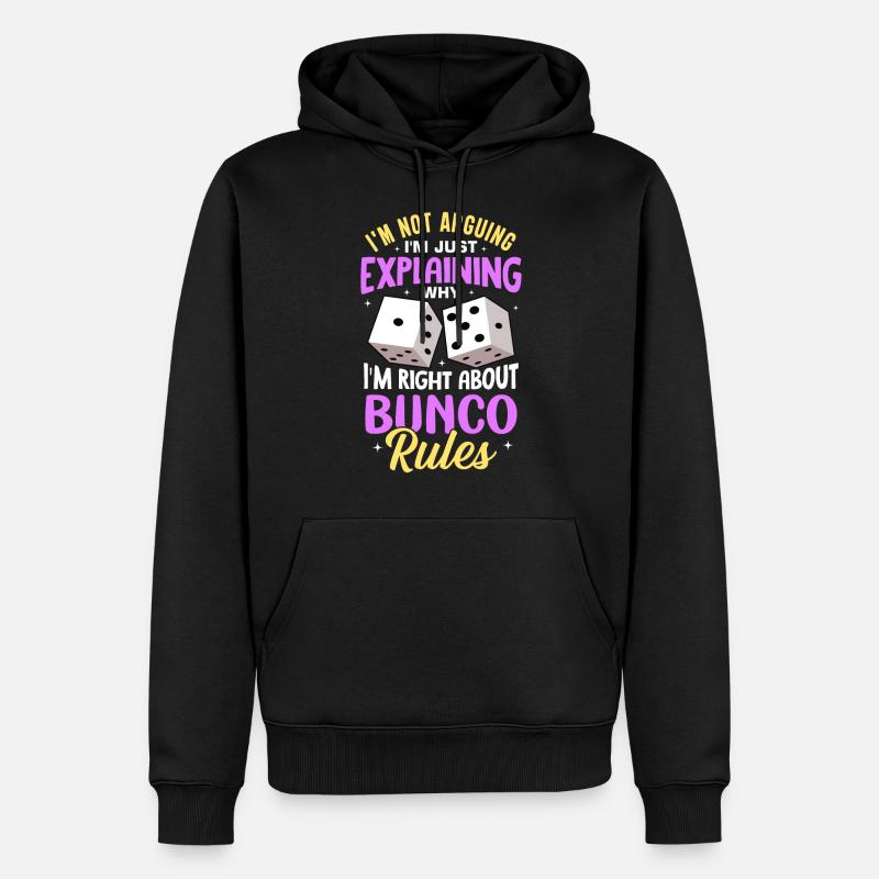 Bunco - Männer Premium Bio Hoodie - Schwarz