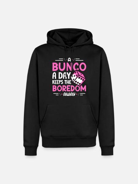 Bunco - Men’s Premium Organic Hoodie - black