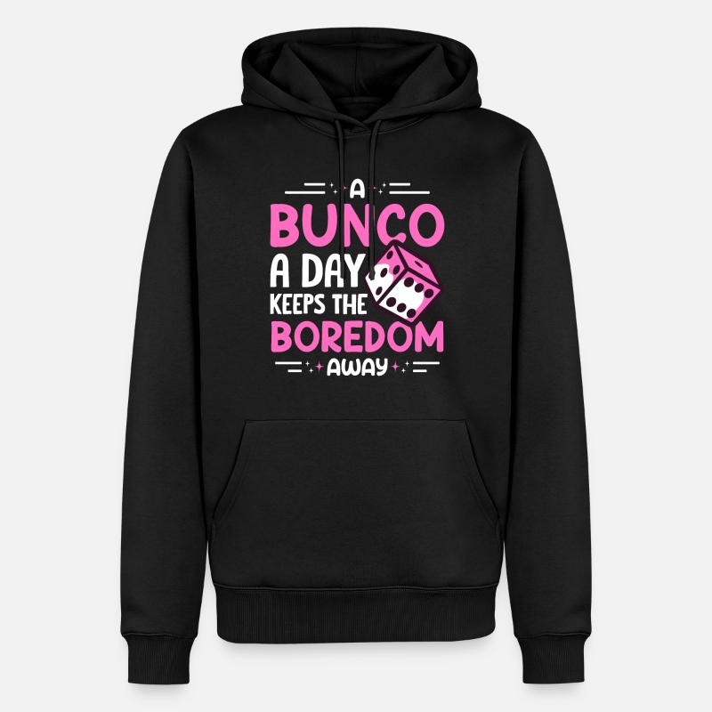 Bunco - Männer Premium Bio Hoodie - Schwarz